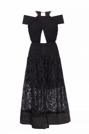 Openwork dress with cut-outs, zdjęcie 1 Openwork dress with cut-outs od Self Portrait